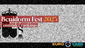 Benidorm Fest 2025 rankings - main article graphic