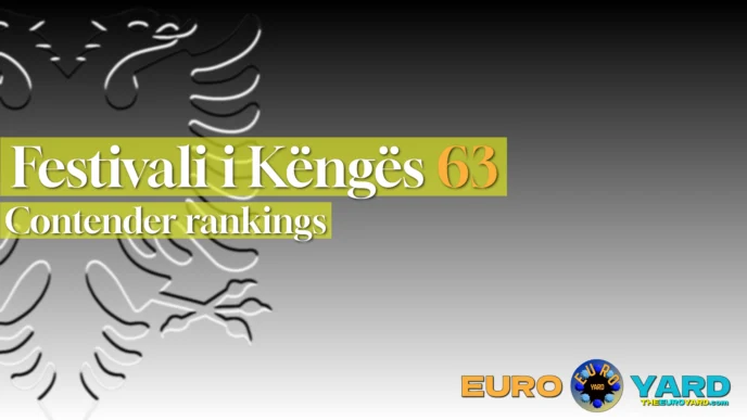 Festivali i Këngës 63 rankings - main article image - Albanian flag art