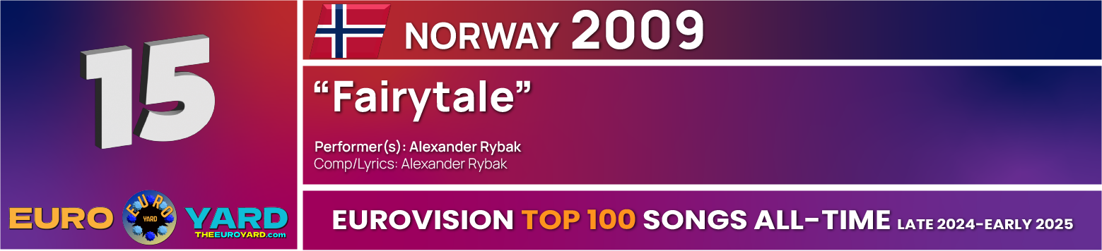 NEW Eurovision Top 100 - Song Info 15 - Fairytale - Norway 2009 winner