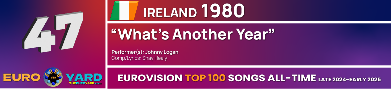 NEW Eurovision Top 100 - Song Info 47 - Whats Another Year - Ireland 1980 winner