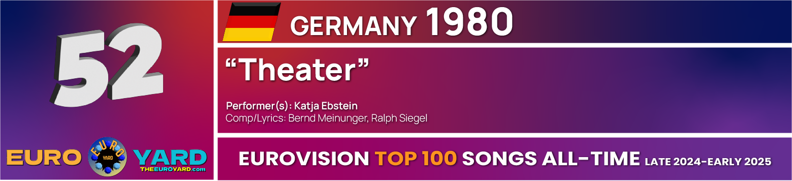 NEW Eurovision Top 100 - Song Info 52 - Theater - Germany 1980