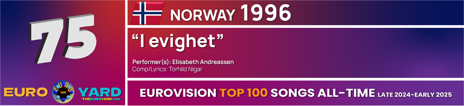 NEW Eurovision Top 100 - Song Info 75 - I evighet - Norway 1996