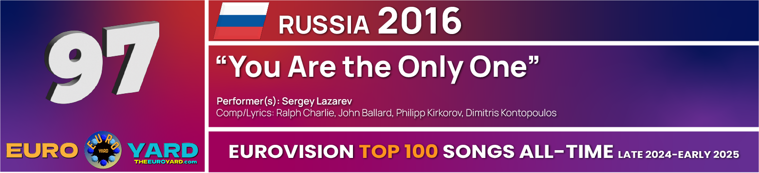 NEW Eurovision Top 100 - Song Info 97 - You are the only one - Russia 2016