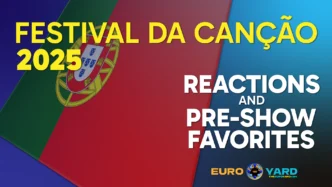 Festival da Canção 2025 Song Rankings - Portugal flag art
