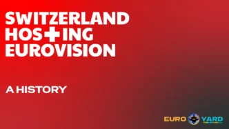 Switzerland Hosting Eurovision - A History - red background